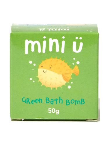 Mini-U Bath Bomb Green пенлива топка за вана 50 гр.