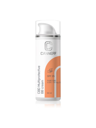 Canneff Balance CBD Multiprotective BB Cream хидратиращ крем за всички типове кожа на лицето 50 мл.