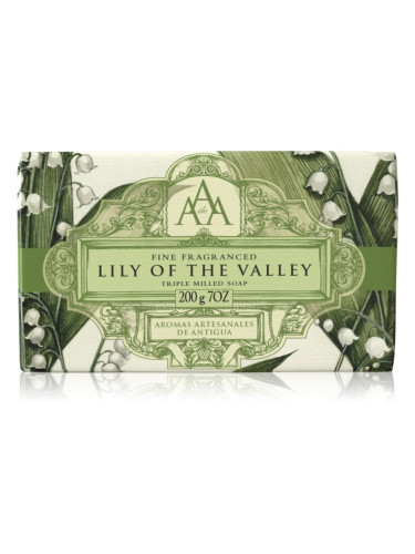 The Somerset Toiletry Co. Aromas Artesanales de Antigua Triple Milled Soap луксозен сапун Lily of the valley 200 гр.