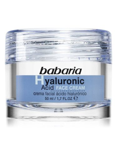 Babaria Hyaluronic Acid хидратиращ крем за лице 50 мл.