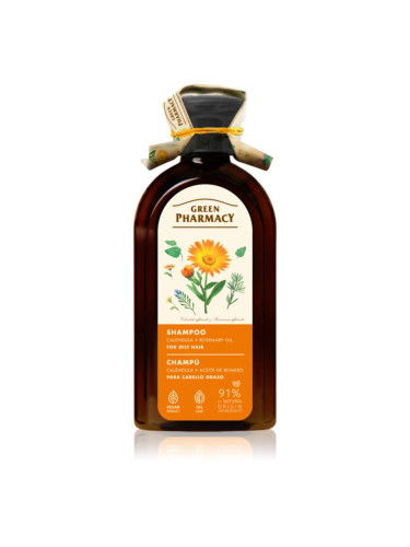 Green Pharmacy Calendula Shampoo шампоан за нормална към омазняваща се коса 350 мл.