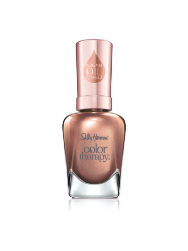 Sally Hansen Color Therapy подхранващ лак за нокти цвят 194 Burnished Bronze 14.7 мл.