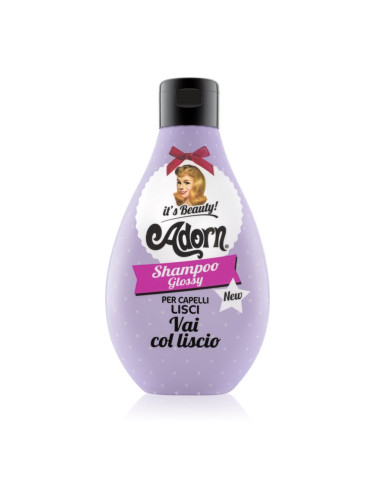 Adorn Glossy Shampoo шампоан за нормална към нежна коса придаващ хидратация и блясък Shampoo Glossy 250 мл.
