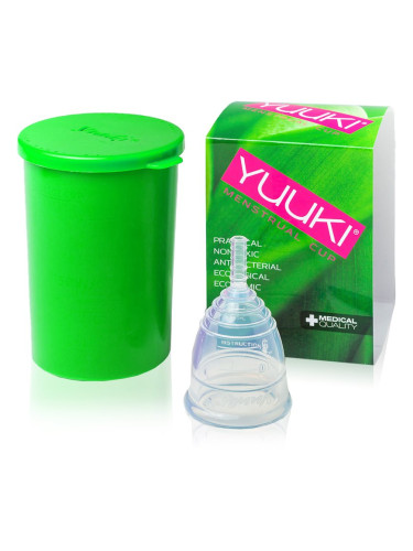 Yuuki Soft 1 + cup менструална чаша размер large (⌀ 46 mm, 24 ml) 1 бр.