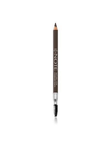 Note Cosmetique Natural Look молив за вежди с четка 05 Grey Brown 1,08 гр.