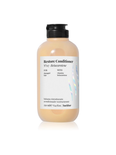 FarmaVita Backbar Restore дълбоко регенериращ балсам за суха и увредена коса 250 мл.