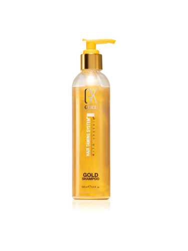 GK Hair Gold Shampoo хидратиращ и защитен шампоан с алое вера и масло от шеа 250 мл.