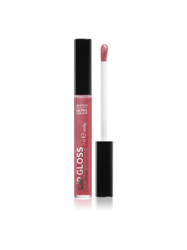 Avon Ultra Colour Shine подхранващ блясък за устни цвят Peony Blush 7 мл.