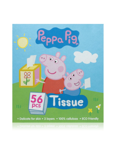 Peppa Pig Tissue хартиени кърпички 56 бр.