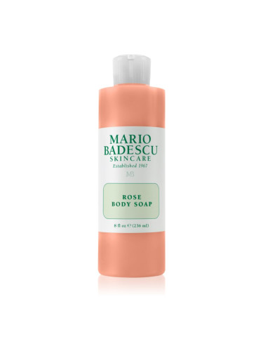 Mario Badescu Rose Body Soap зареждащ с енергия душ гел с розово масло 236 мл.