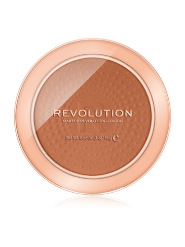 Makeup Revolution Mega Bronzer бронзант цвят 02 Warm 15 гр.