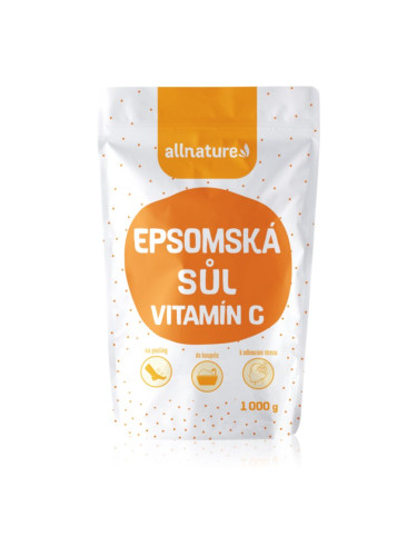 Allnature Epsom salt Vitamin C сол за баня 1000 гр.