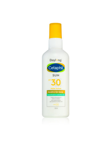 Daylong Cetaphil SUN Sensitive защитен гел-спрей за мазна чувствителна кожа SPF 30 150 мл.