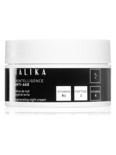 Talika Skintelligence Anti-Age Regenerating Night Cream регенериращ нощен крем против стареене и за стягане на кожата 50 мл.