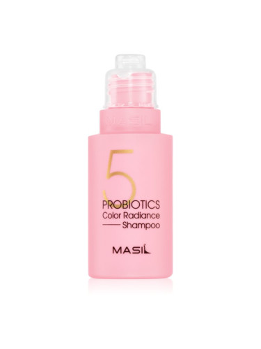 MASIL 5 Probiotics Color Radiance шампоан за запазване на цвета с висока UV защита 50 мл.