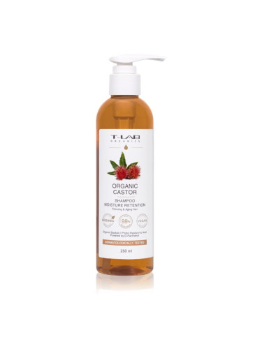T-LAB Organics Organic Castor Moisture Retention Shampoo шампоан за суха и крехка коса мл.