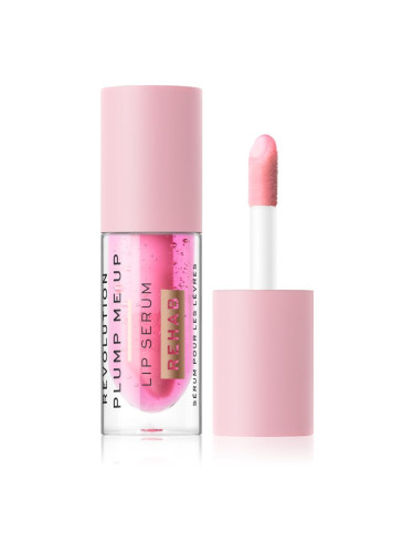 Makeup Revolution Rehab обновяващ серум за обем на устните цвят Pink Glaze 4,6 мл.