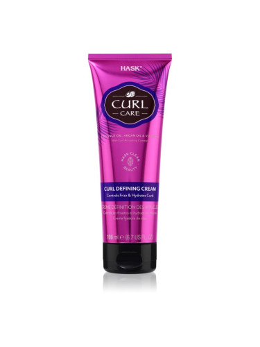 HASK Curl Care дефиниращ крем за чуплива и къдрава коса 198 мл.