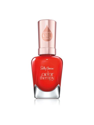 Sally Hansen Color Therapy подхранващ лак за нокти цвят 340 Red-iance 14.7 мл.