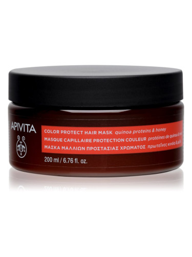 Apivita Color Seal Color Protect Hair Mask маска за коса за защита на цветовете 200 мл.