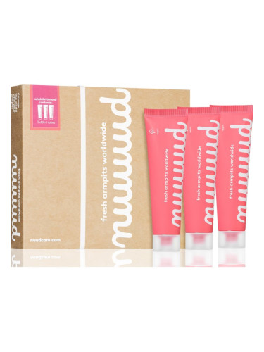 nuud Wholelottanuud Pack крем-дезодорант натурално 3x40 мл.