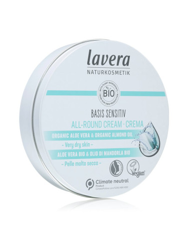 Lavera Basis Sensitiv универсален крем за много суха кожа 150 мл.