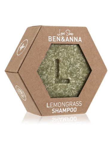 BEN&ANNA Love Soap Shampoo Твърд шампоан Lemongrass 60 гр.