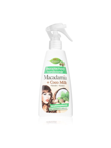 Bione Cosmetics Macadamia + Coco Milk балсам в спрей без отмиване 260 мл.