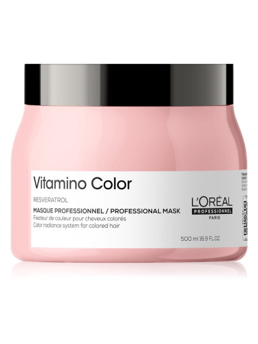 L’Oréal Professionnel Serie Expert Vitamino Color освежаваща маска за защита на цветовете 500 мл.