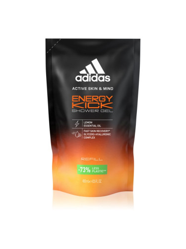Adidas Energy Kick освежаващ душ гел пълнител 400 мл.