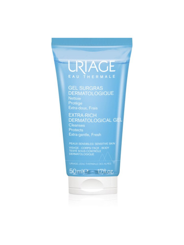 Uriage Hygiène Extra-Rich Dermatological Gel почистващ гел за лице и тяло chránící před vysycháním 50 мл.