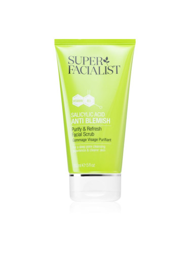 Super Facialist Salicylic Acid Anti Blemish нежно почистващ пилинг за мазна и проблемна кожа 150 мл.