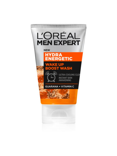 L’Oréal Paris Men Expert Wake Up Boost почистващ гел за лице за мъже 100 мл.