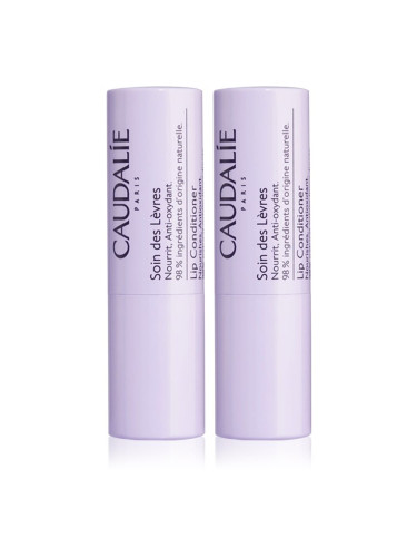 Caudalie Lip Care хидратиращ балсам за устни 2x4,5 гр.