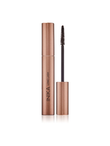 INIKA Organic Long Lash Mascara удължаваща спирала цвят Brown 8 мл.