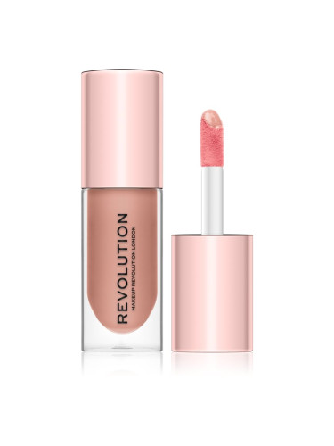Makeup Revolution Pout Bomb блясък за устни за по-голям обем със силен гланц цвят Candy 4.6 мл.