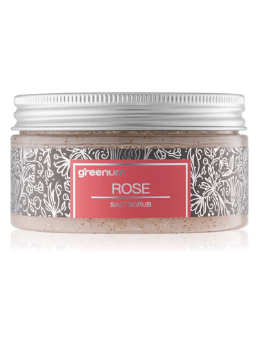 Greenum Salt Scrub скраб със сол за тяло с аромат Rose 320 гр.