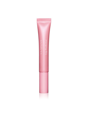 Clarins Lip Perfector Glow блестящ гланц за устни и скули цвят 21 soft pink glow 12 мл.