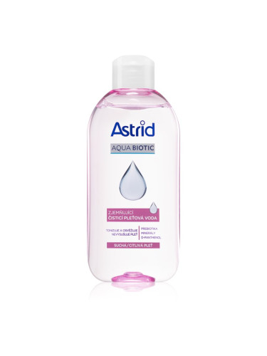 Astrid Aqua Biotic почистваща вода за лице за суха и чувствителна кожа 200 мл.