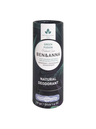 BEN&ANNA Natural Deodorant Green Fusion дезодорант стик 40 гр.