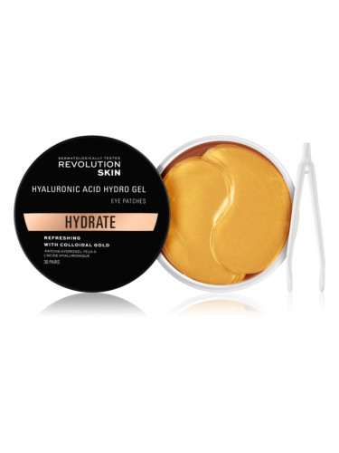 Revolution Skincare Gold Hydrogel хидрогелова маска за зоната около очите със злато 60 бр.