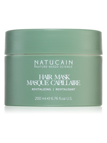 Natucain Revitalizing Hair Mask дълбоко подсилваща маска за коса за тънка коса със склонност към косопад мл.