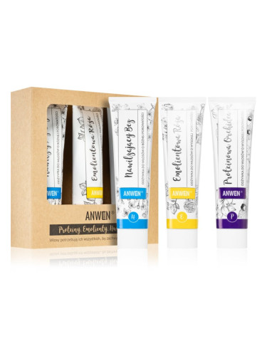 Anwen Proteins . Emollients . Humectants балсам за ежедневна употреба изгодна опаковка 3 x100 ml High porosity