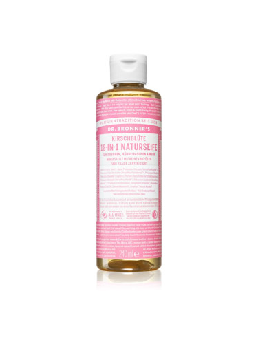 Dr. Bronner’s Cherry Blossom 18-in-1 Liquid Soap течен универсален сапун 240 мл.