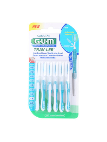 G.U.M Trav-Ler Interdental четки за междузъбно пространство 1,6 mm 6 бр.