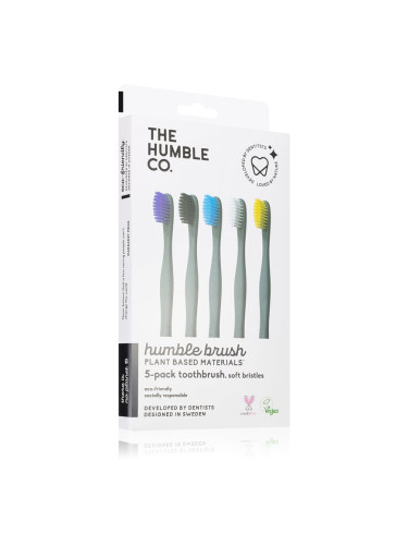 The Humble Co. Brush Plant естествена четка за зъби ултра софт 5 бр.