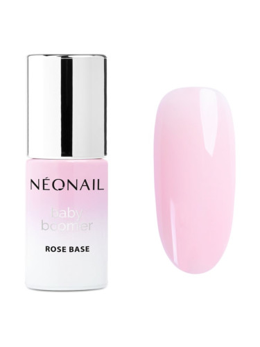 NEONAIL Baby Boomer Base основен лак за нокти с гел цвят Rose 7,2 мл.