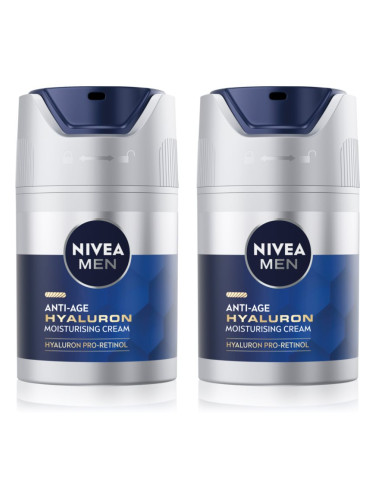 Nivea Men Hyaluron Pro-Retinol крем против бръчки (изгодна опаковка) за мъже