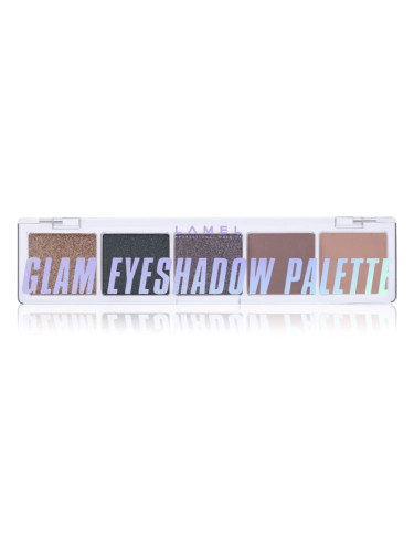 LAMEL Insta Glam палитра сенки за очи #401 10 гр.