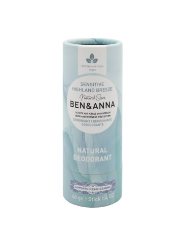 BEN&ANNA Sensitive Highland Breeze дезодорант стик 40 гр.